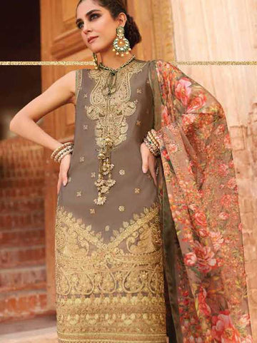 FC-25J-21-CAMEL BROWN Alkaram Festive Collection 2021